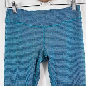 Ivivva Blue Heathered Double sided Leggings